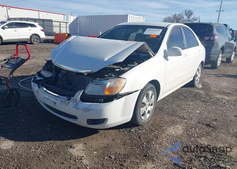 2007 Kia Spectra Ex z USA, uszkodzony, nr VIN KNAFE121575481543